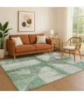 Addison Mayfield Green AMF1876 - 8ft. Round Rug