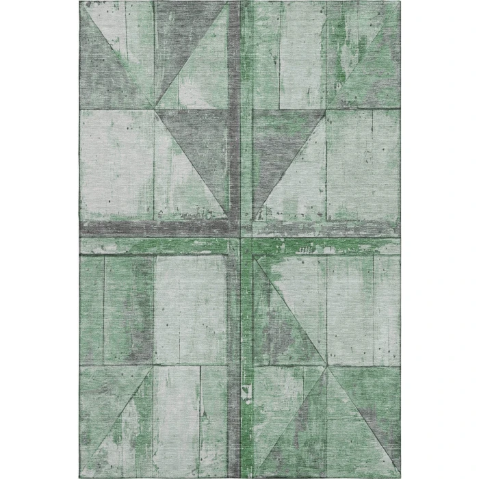 Addison Mayfield Green AMF1876 5ft. x 7ft. 6in. Rect. Rug