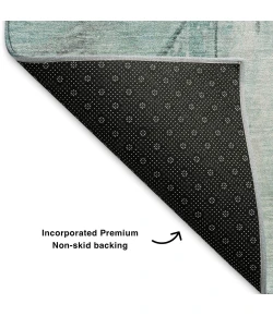 Addison Mayfield Teal AMF1876 9ft. x 12ft. Rect. Rug