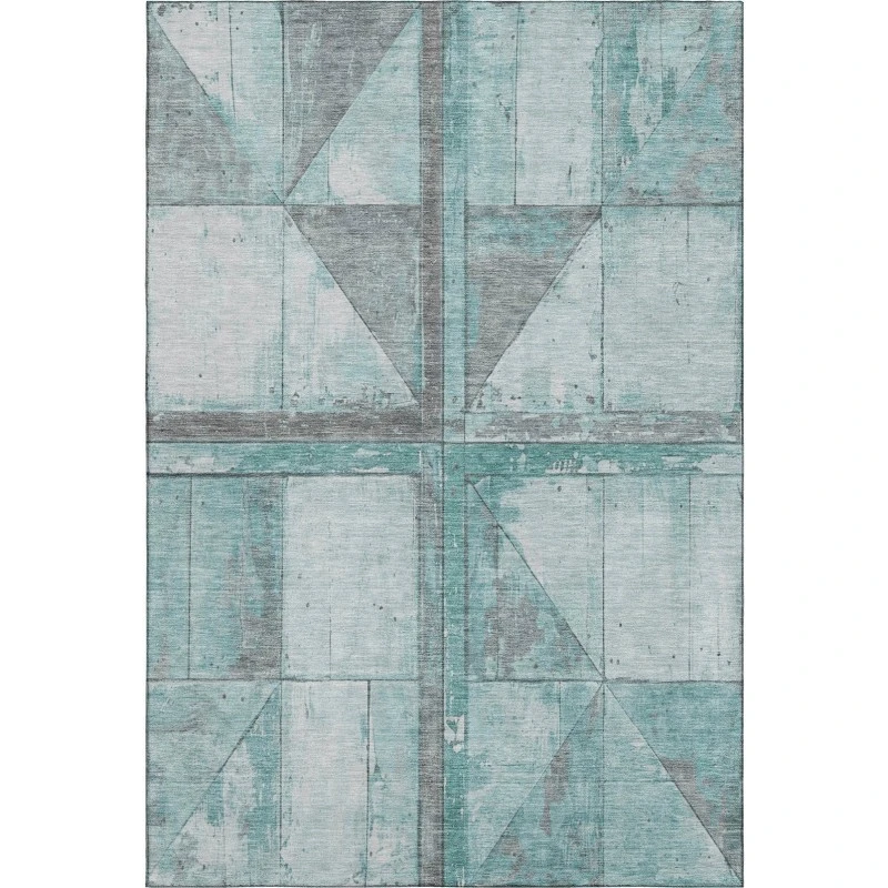Addison Mayfield Teal AMF1876 9ft. x 12ft. Rect. Rug