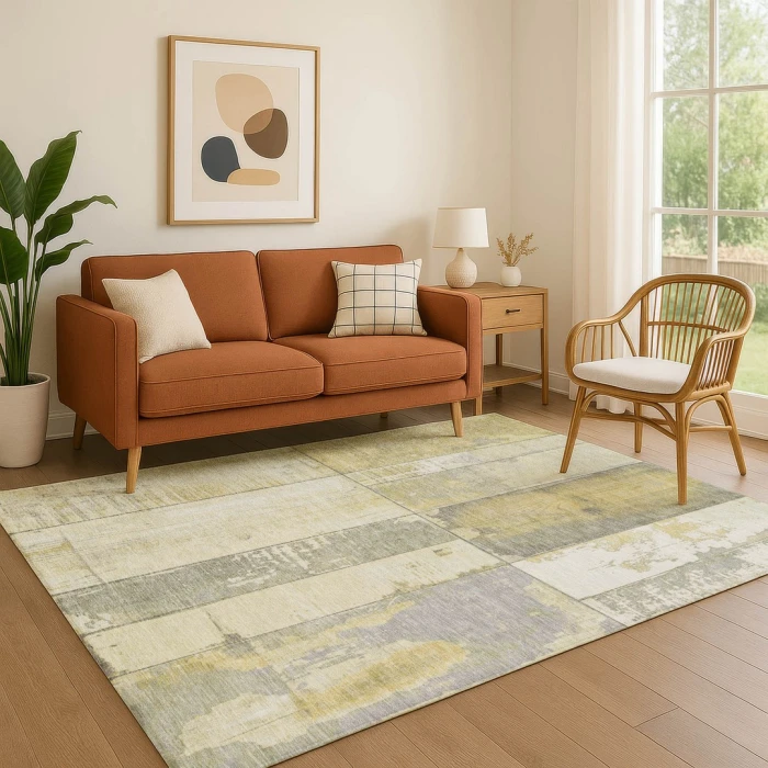 Addison Mayfield Gold AMF1877 8ft. x 10ft. Rect. Rug