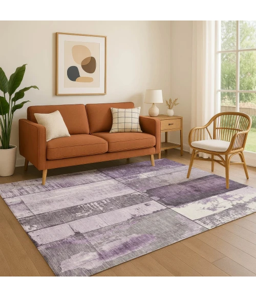Addison Mayfield Purple AMF1877 5ft. x 7ft. 6in. Rect. Rug