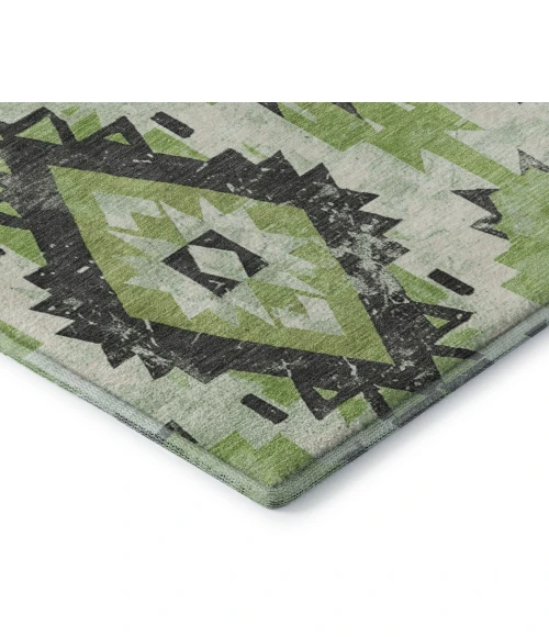 Addison Mayfield Green AMF1878 - 8ft. Round Rug