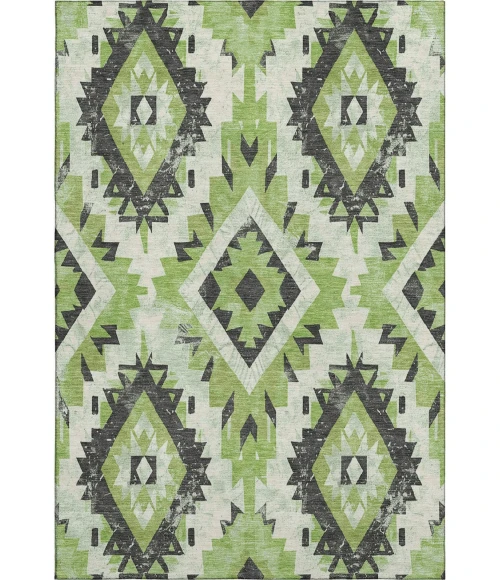 Addison Mayfield Green AMF1878 - 8ft. Round Rug