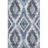 Addison Mayfield Blue AMF1878 - 8ft. Round Rug