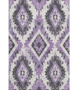 Addison Mayfield Purple AMF1878 - 8ft. Round Rug