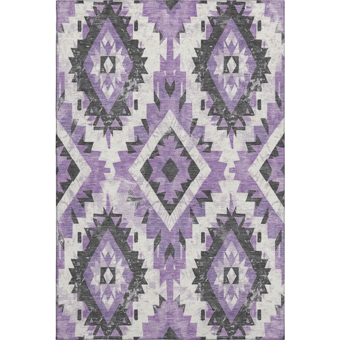 Addison Mayfield Purple AMF1878 5ft. x 7ft. 6in. Rect. Rug
