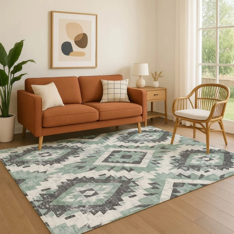 Addison Mayfield Blue AMF1878 9ft. x 12ft. Rect. Rug
