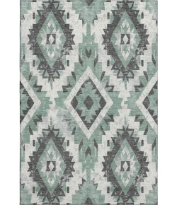 Addison Mayfield Blue AMF1878 - 8ft. Round Rug