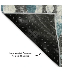 Addison Mayfield Teal AMF1878 9ft. x 12ft. Rect. Rug