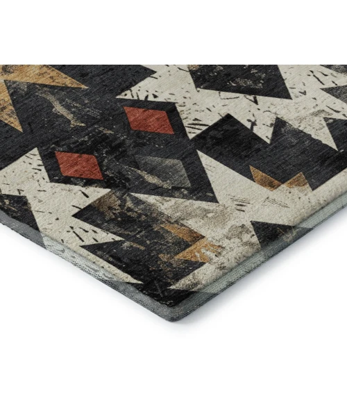 Addison Mayfield Black AMF1879 - 8ft. Round Rug