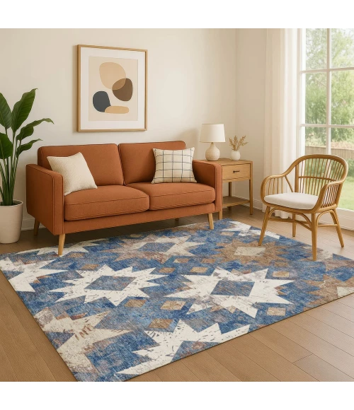 Addison Mayfield Blue AMF1879 8ft. x 10ft. Rect. Rug