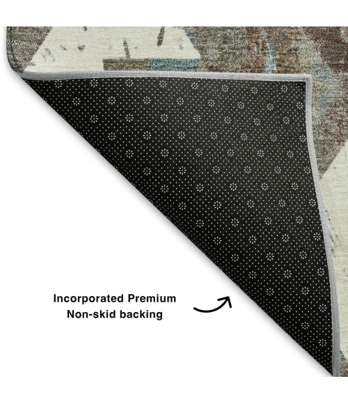 Addison Mayfield Brown AMF1879 9ft. x 12ft. Rect. Rug