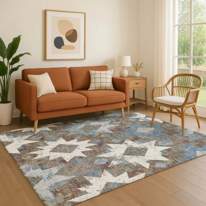 Addison Mayfield Brown AMF1879 9ft. x 12ft. Rect. Rug