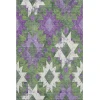 Addison Mayfield Green AMF1879 - 8ft. Round Rug