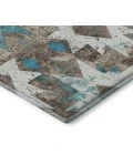 Addison Mayfield Teal AMF1879 - 8ft. Round Rug