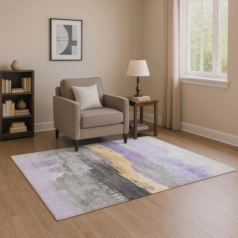 Addison Mayfield Purple AMF1880 2ft. 3in. x 7ft. 6in. Rect. Rug