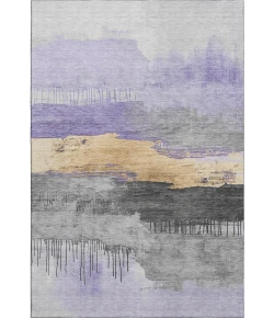 Addison Mayfield Purple AMF1880 - 8ft. Round Rug