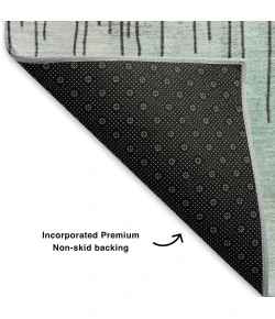 Addison Mayfield Teal AMF1880 5ft. x 7ft. 6in. Rect. Rug