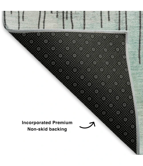 Addison Mayfield Teal AMF1880 5ft. x 7ft. 6in. Rect. Rug