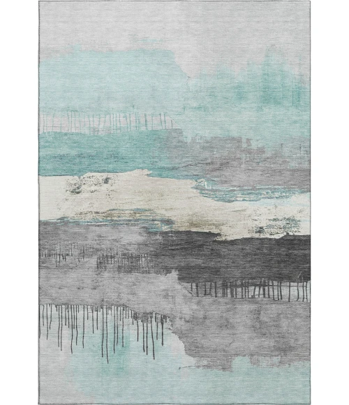 Addison Mayfield Teal AMF1880 5ft. x 7ft. 6in. Rect. Rug