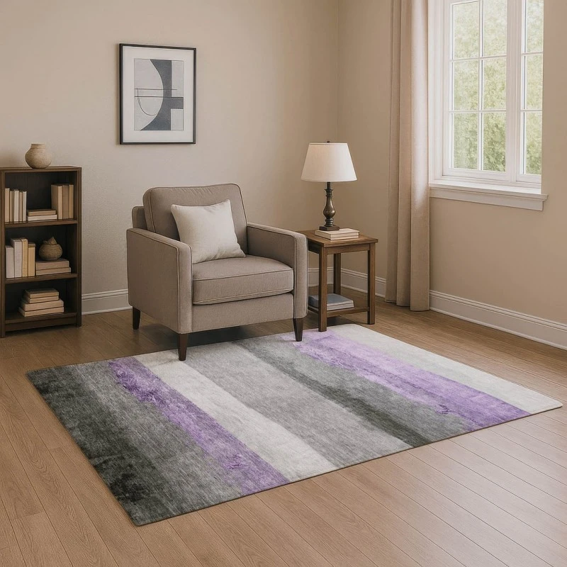 Addison Mayfield Purple AMF1883 2ft. 3in. x 7ft. 6in. Rect. Rug