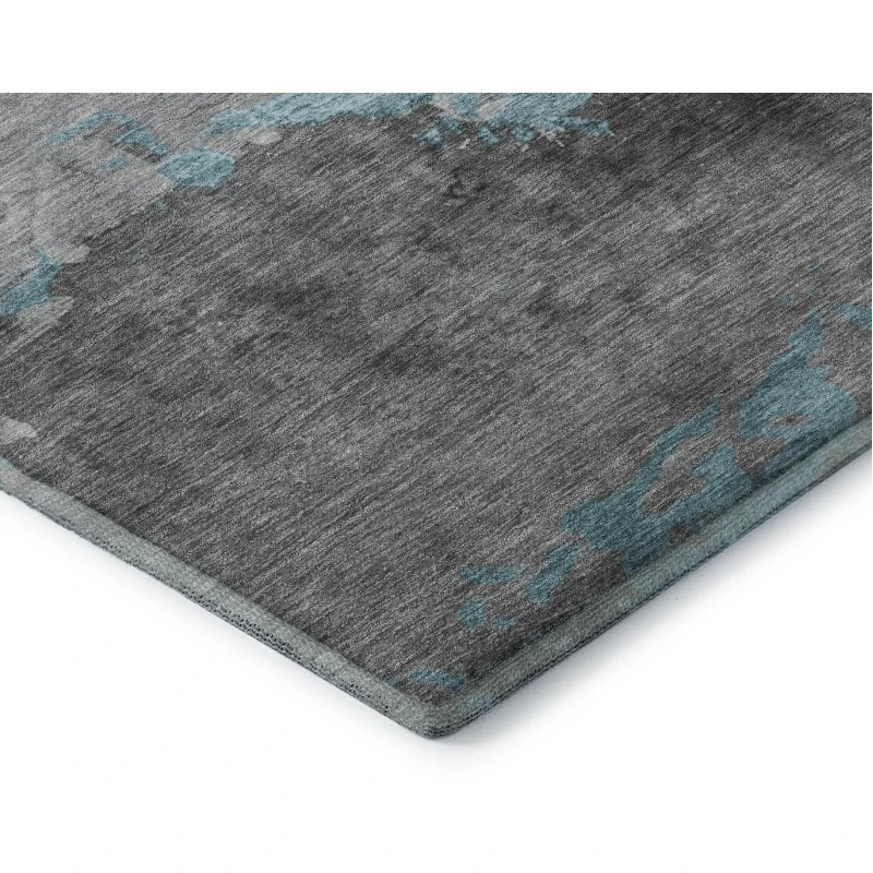 Addison Mayfield Teal AMF1885 - 8ft. Round Rug