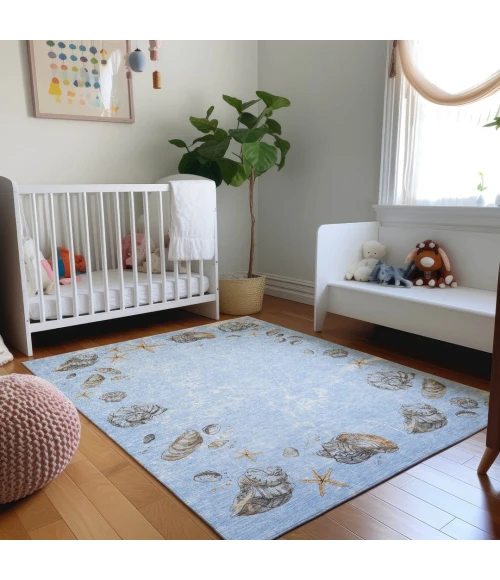 Addison Mayfield Blue AMF188 8ft. x 10ft. Rect. Rug