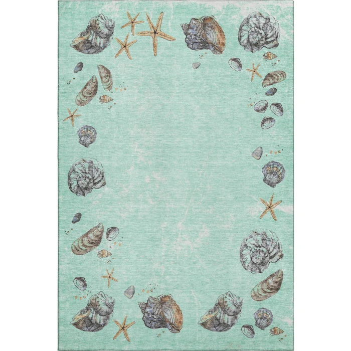 Addison Mayfield Green AMF188 - 8ft. Round Rug