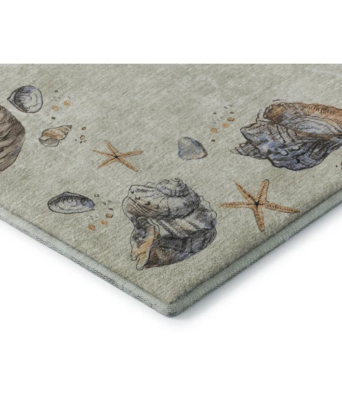 Addison Mayfield Ivory AMF188 - 8ft. Round Rug