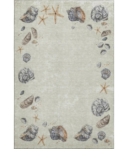 Addison Mayfield Ivory AMF188 - 8ft. Round Rug