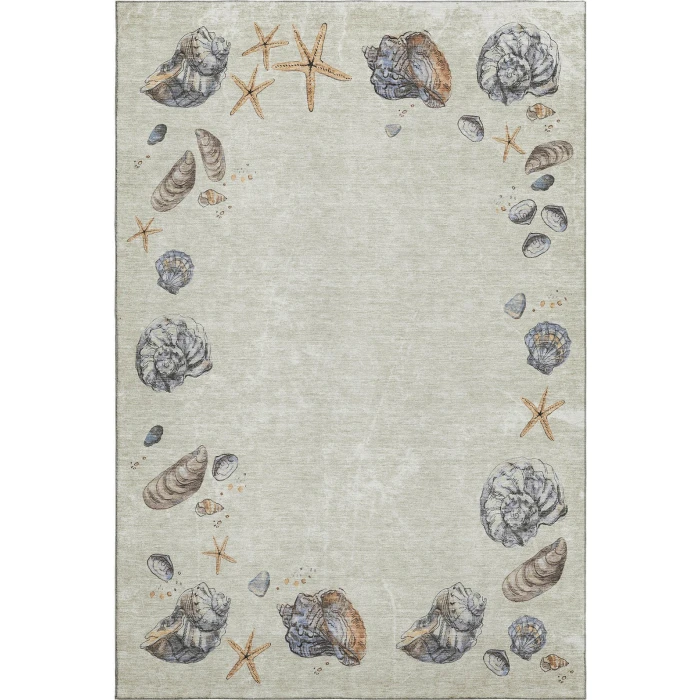 Addison Mayfield Ivory AMF188 - 8ft. Round Rug