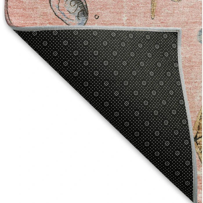 Addison Mayfield Pink AMF188 - 8ft. Round Rug