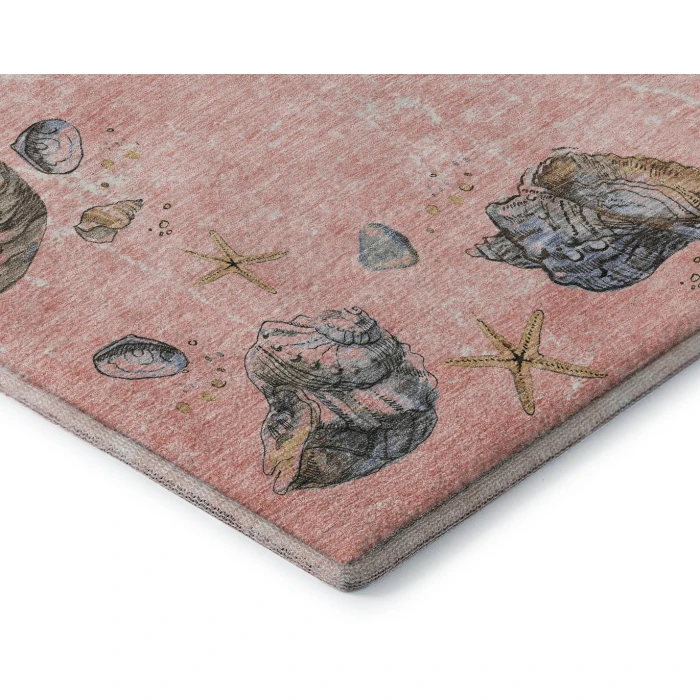 Addison Mayfield Pink AMF188 - 8ft. Round Rug
