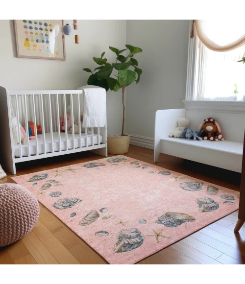 Addison Mayfield Pink AMF188 8ft. x 10ft. Rect. Rug