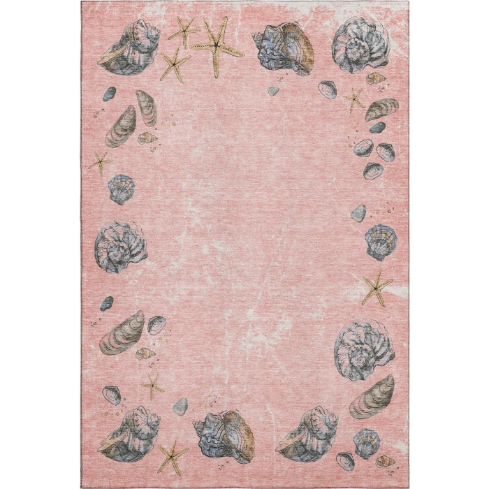 Addison Mayfield Pink AMF188 - 8ft. Round Rug