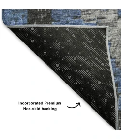 Addison Mayfield Blue AMF1890 2ft. 3in. x 7ft. 6in. Rect. Rug