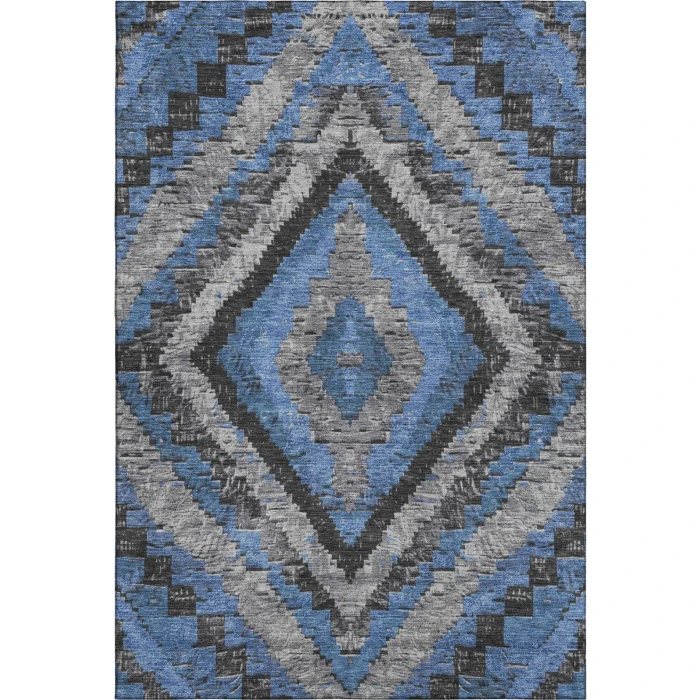 Addison Mayfield Blue AMF1890 2ft. 3in. x 7ft. 6in. Rect. Rug