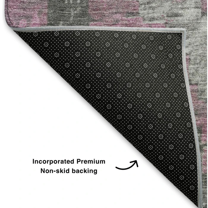 Addison Mayfield Pink AMF1890 - 8ft. Round Rug