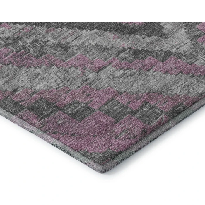 Addison Mayfield Pink AMF1890 - 8ft. Round Rug