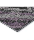Addison Mayfield Purple AMF1890 - 8ft. Round Rug