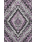 Addison Mayfield Purple AMF1890 - 8ft. Round Rug