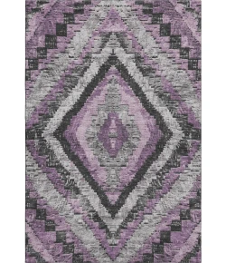 Addison Mayfield Purple AMF1890 - 8ft. Round Rug
