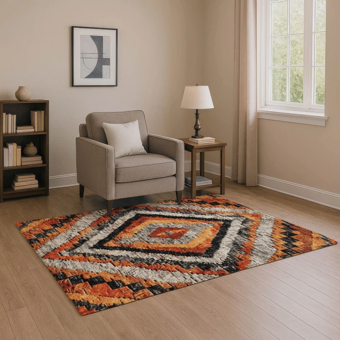 Addison Mayfield Orange AMF1890 2ft. 3in. x 7ft. 6in. Rect. Rug