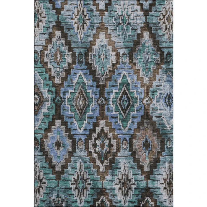 Addison Mayfield Brown AMF1891 - 8ft. Round Rug