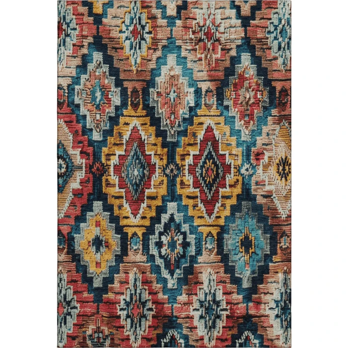 Addison Mayfield Orange AMF1891 - 8ft. Round Rug