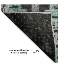 Addison Mayfield Teal AMF1891 2ft. 3in. x 7ft. 6in. Rect. Rug