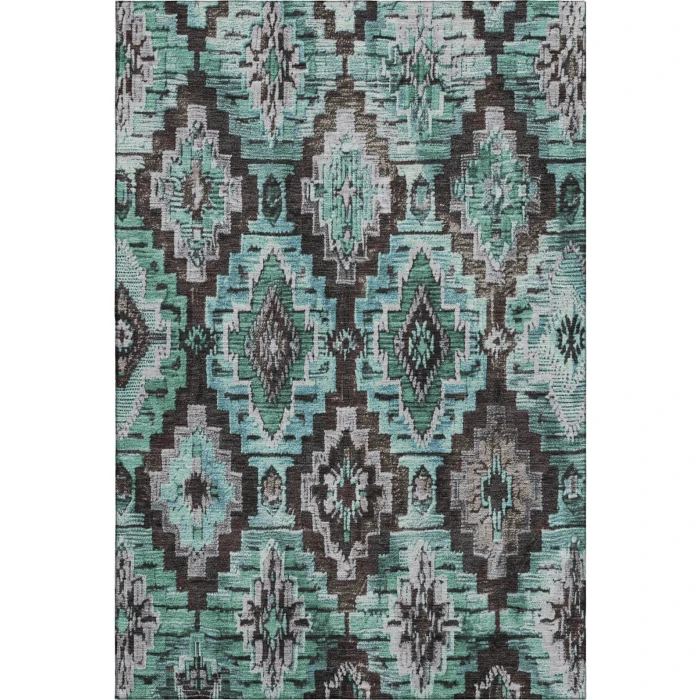 Addison Mayfield Teal AMF1891 2ft. 3in. x 7ft. 6in. Rect. Rug