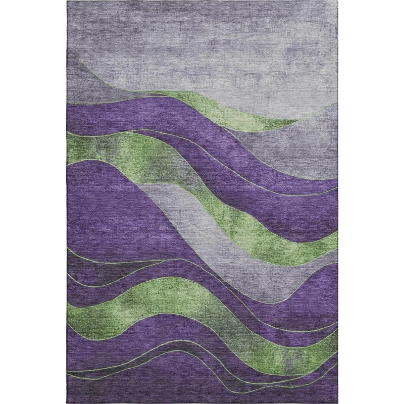 Addison Mayfield Purple AMF1892 2ft. 3in. x 7ft. 6in. Rect. Rug