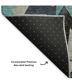 Addison Mayfield Black AMF1893 2ft. 3in. x 7ft. 6in. Rect. Rug